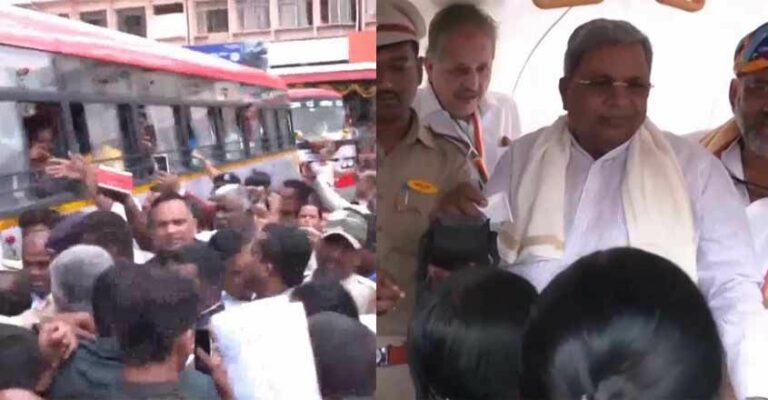 വാഗ്ദാനങ്ങൾ പാലിച്ച് സിദ്ധരാമയ്യ; ശക്തി പദ്ധതിക്ക് തുടക്കം